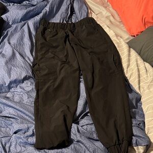 Womens Black Cargo Pants/ scrubs